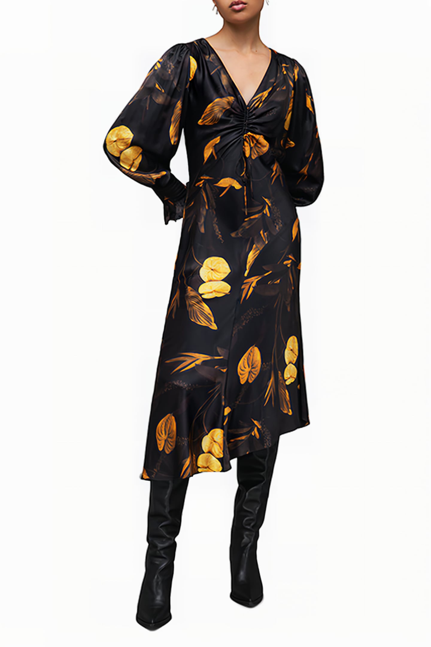 NAOMI ARETHA DRESS BLACK 2