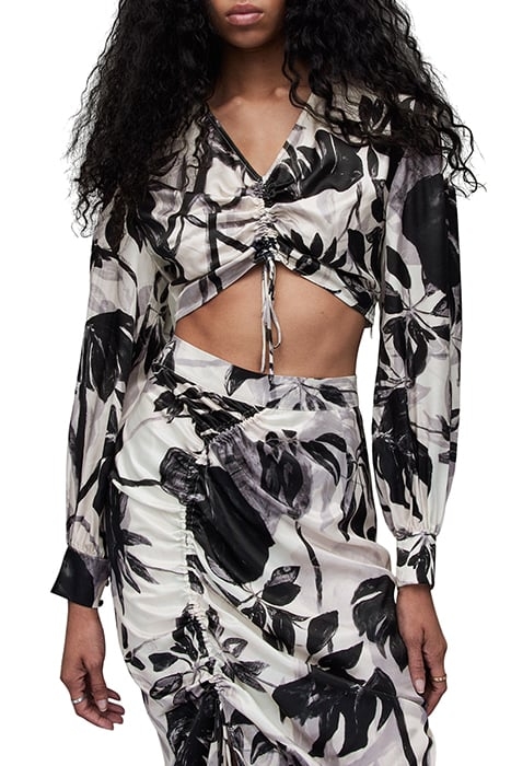 CARLA JACKIE TOP ECRU WHITE 1