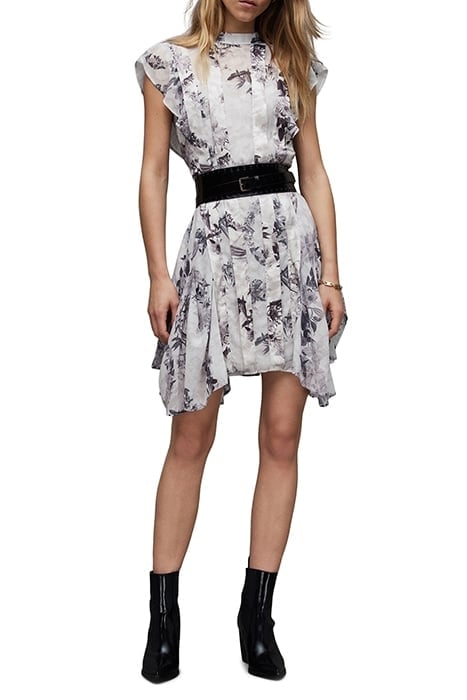 FLEUR AUDREY DRESS MONO WHITE 3