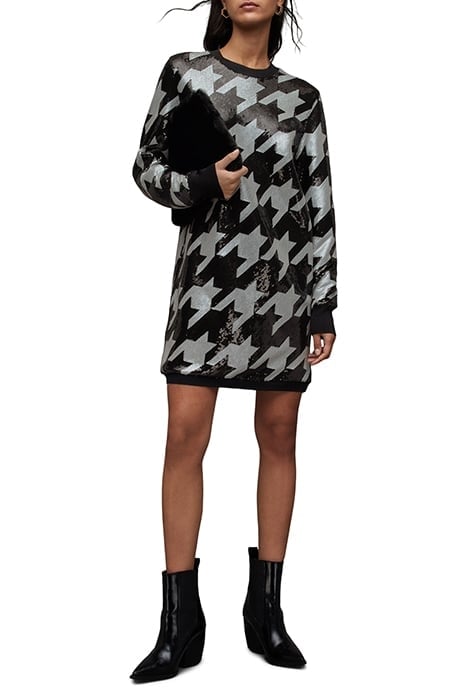 JUELA TONI DRESS BLACK/WHITE 4