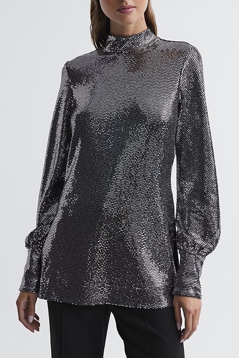 ARIANA BLOUSE SILVER 1