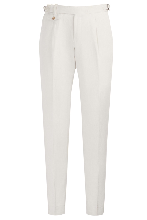 SAND PLEATED BRENTWOOD TROUSERS 7