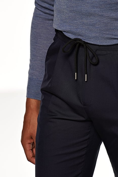 NAVY DRAWSTRING AMES TROUSERS 4