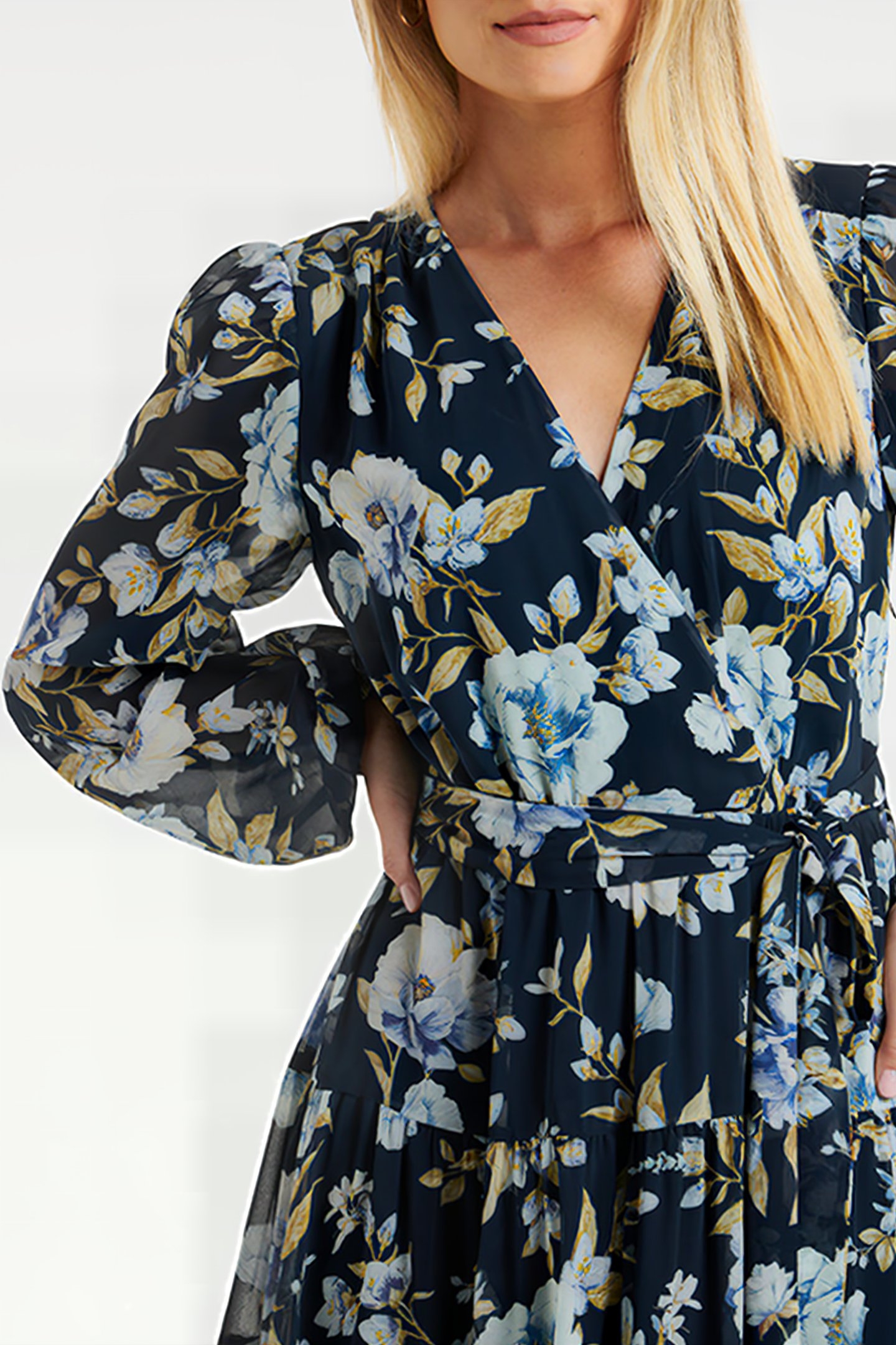 AMELIE TIERED MAXI DRESS AUGUSTINE FLORAL 4