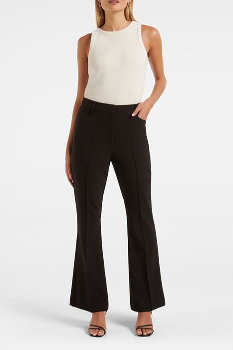 SELENA PINTUCK FLARE PANT BLACK 3