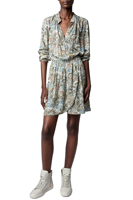 RINKA SOFT BRITISH FLOWERS KAKI 3