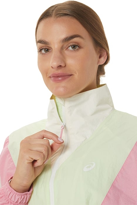 TIGER TRACKSUIT JACKET FRUIT PUNCH/WHISPER GREEN/CREAM 6