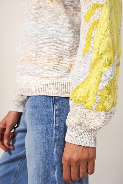 IBIS INTARSIA JUMPER NATURAL 3