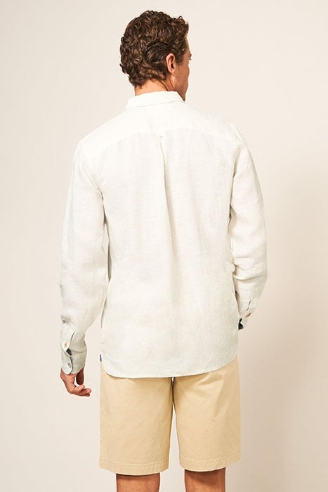 PEMBROKE LS LINEN SHIRT LIGHT NATURAL 2