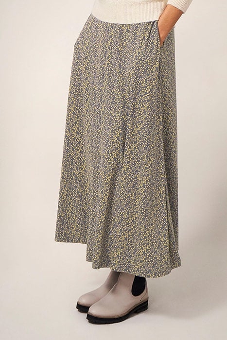 JADA ECO VERO MAXI SKIRT GREY MULTI 1