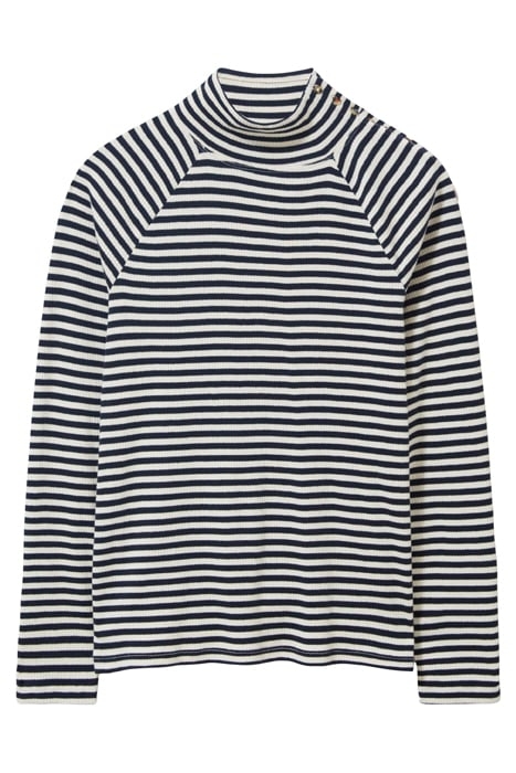 BIRDIE BUTTON TEE NAVY MULTI 4