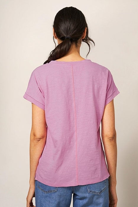 NELLY EMBROIDERED TEE PINK MULTI 2