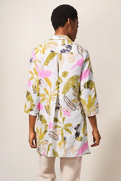 BLAIRE LINEN TUNIC WHITE 2