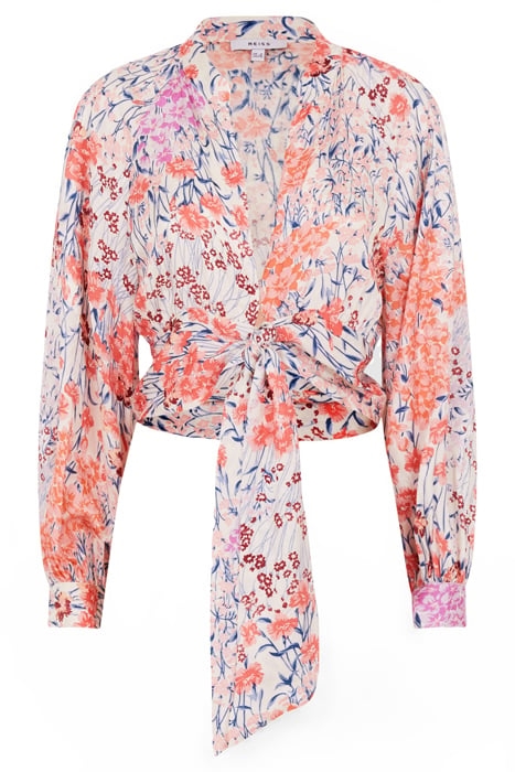 ELLE BLOUSE CORAL/WHITE 7