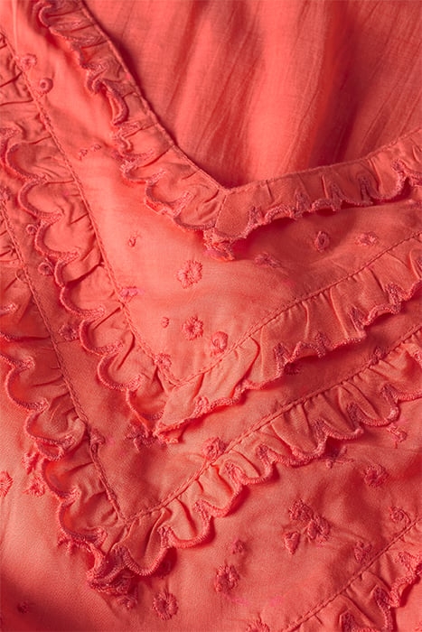 CRISSY DRESS HOT CORAL 4