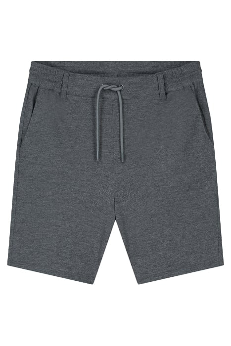 KEITH PIQUE SHORTS DARK GREY MELANGE 2