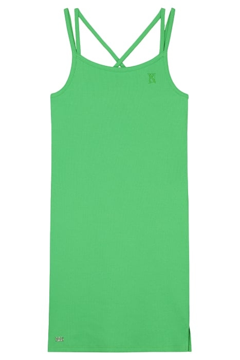 RIB DRESS SPRING GREEN 3