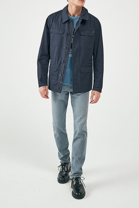 NAVY SAFARI JACKET 3