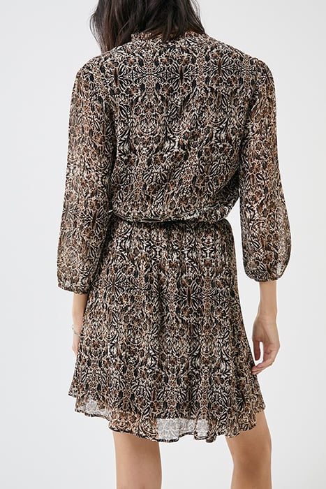 ARABESQUE PRINT SHORT DRESS 2