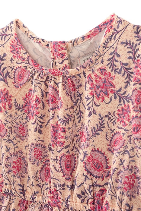 BABY GIRLS’ PINK FLORAL PAISLEY PRINT LENZING™ ECOVERO™ DRES 4