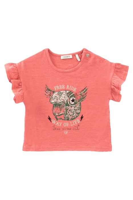 BABY GIRLS’ RED T-SHIRT WITH WINGED HELMET 1