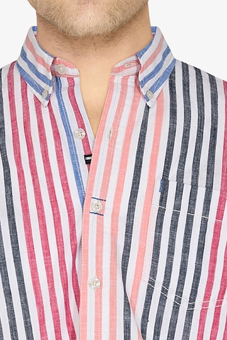 BOONE MULTI STRIPE FADED CORAL 3