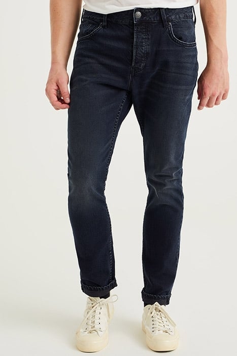 5-POCKET MID WAIST DARK BLUE 1