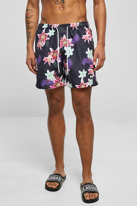 PATTERN SWIM SHORTS DARK JUNGLE AOP 1