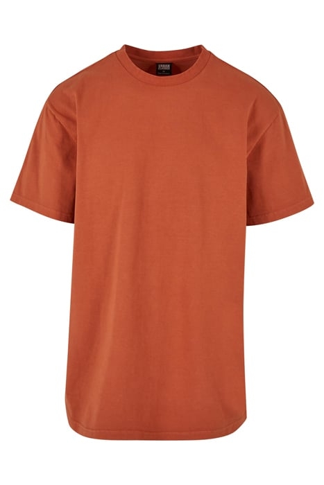 HEAVY OVERSIZED GARMENT DYE TEE TERRACOTTA 6