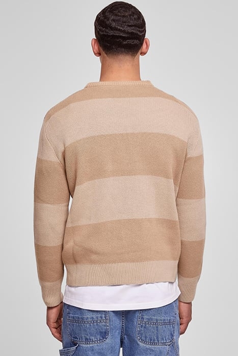 HEAVY OVERSIZED STRIPED SWEATSHIRT WARMSAND/WETSAND 2