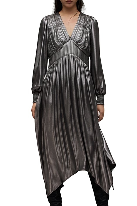 ESTELLE METALLIC DRE GUNMETAL GREY 1