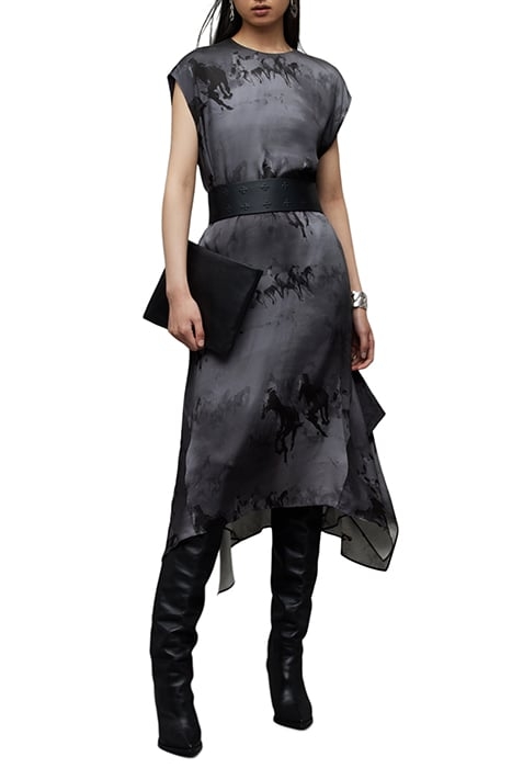 GIAN DIONNE DRESS SLATE GREY 1