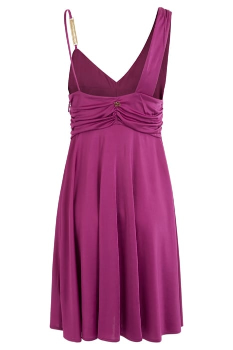 EMILIA SHORT DRESS VIOLET FLOWER 2