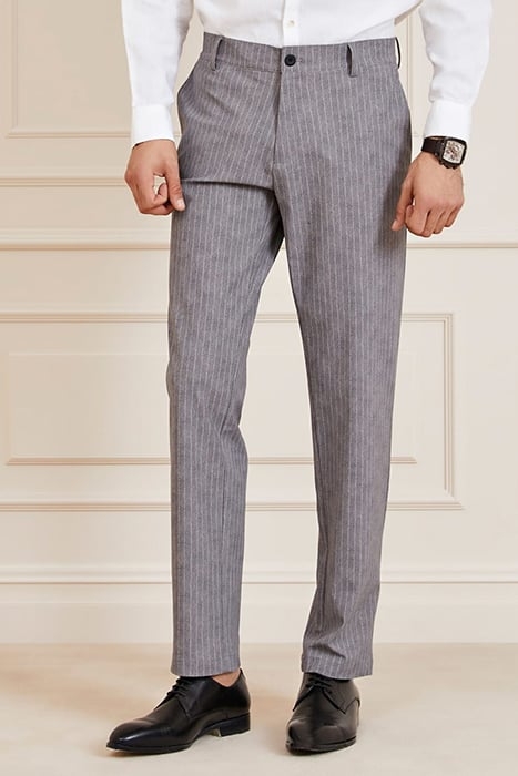 CONNOR PERFORMING LIGHT WOOL GREY CHINO PINS 1