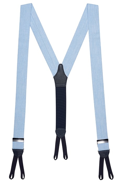 LIGHT BLUE NON ELASTIC SUSPENDERS LIGHT BLUE 1
