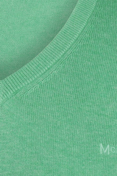 V NECK SWEATER GREEN 3