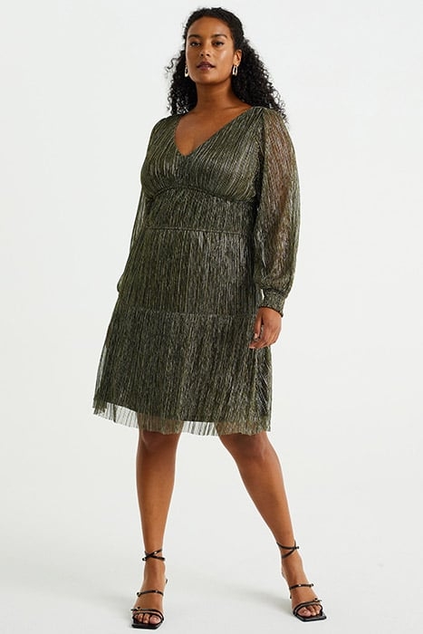 DRESS MID LENGTH GOLD 1