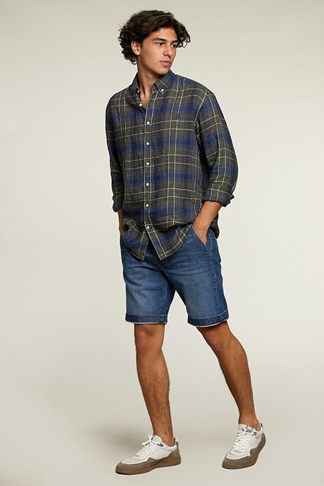 CHECKED LINEN SHIRT MULTI 3