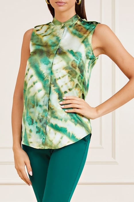 THE ICON SLEEVELESS ELUSIVE TOP PRINT 5