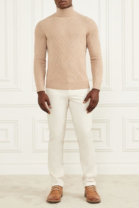 LS TN RHOMBUS STITCH HERB TAN 7