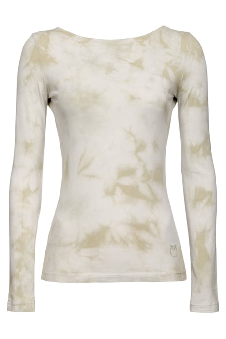 MILAGROS MAGLIA JERSEY STRETCH SILVER CLOUD 1