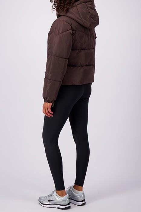 CROWN PUFFER JACKET BROWN 3