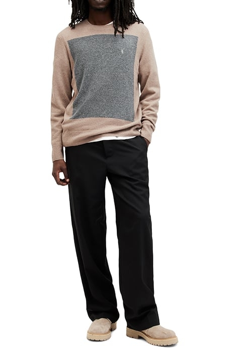 LOBKE KNIT CREW CHESTNUT TAUPE 3