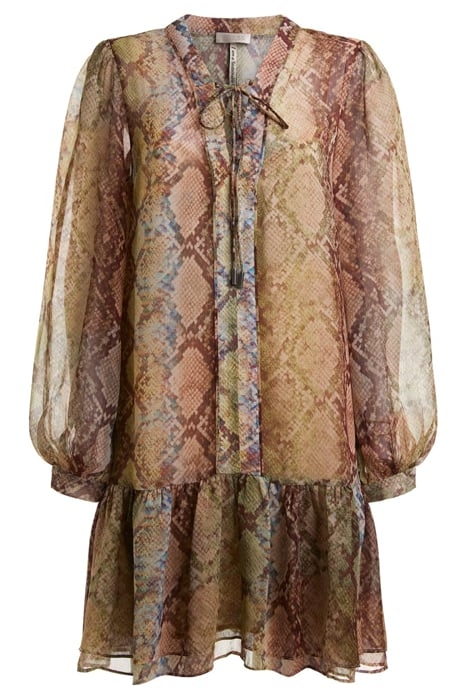 ALVA DRESS GLAM SNAKE PRINT 1