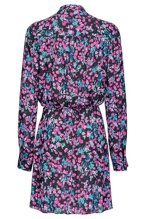 BLENNIO DRESS BLACK/FUCHSIA/LILAC 5