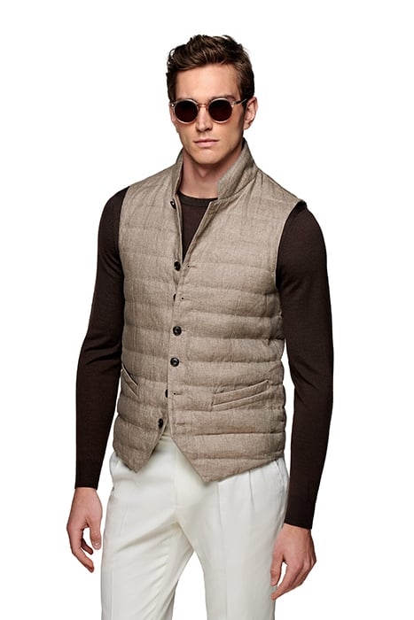 VEST-L.BROWN LIGHT BROWN 1
