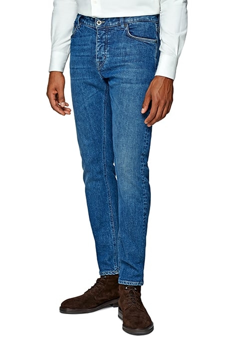 ALAIN - BLUE - DENIM MID BLUE 1