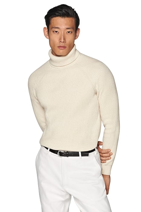 TURTLENECK LUX BLOND CAMEL OFF-WHITE 1