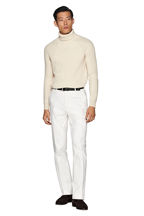 TURTLENECK LUX BLOND CAMEL OFF-WHITE 3