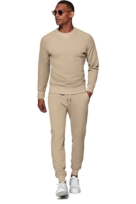 LIGHT BROWN CREWNECK LIGHT BROWN 3